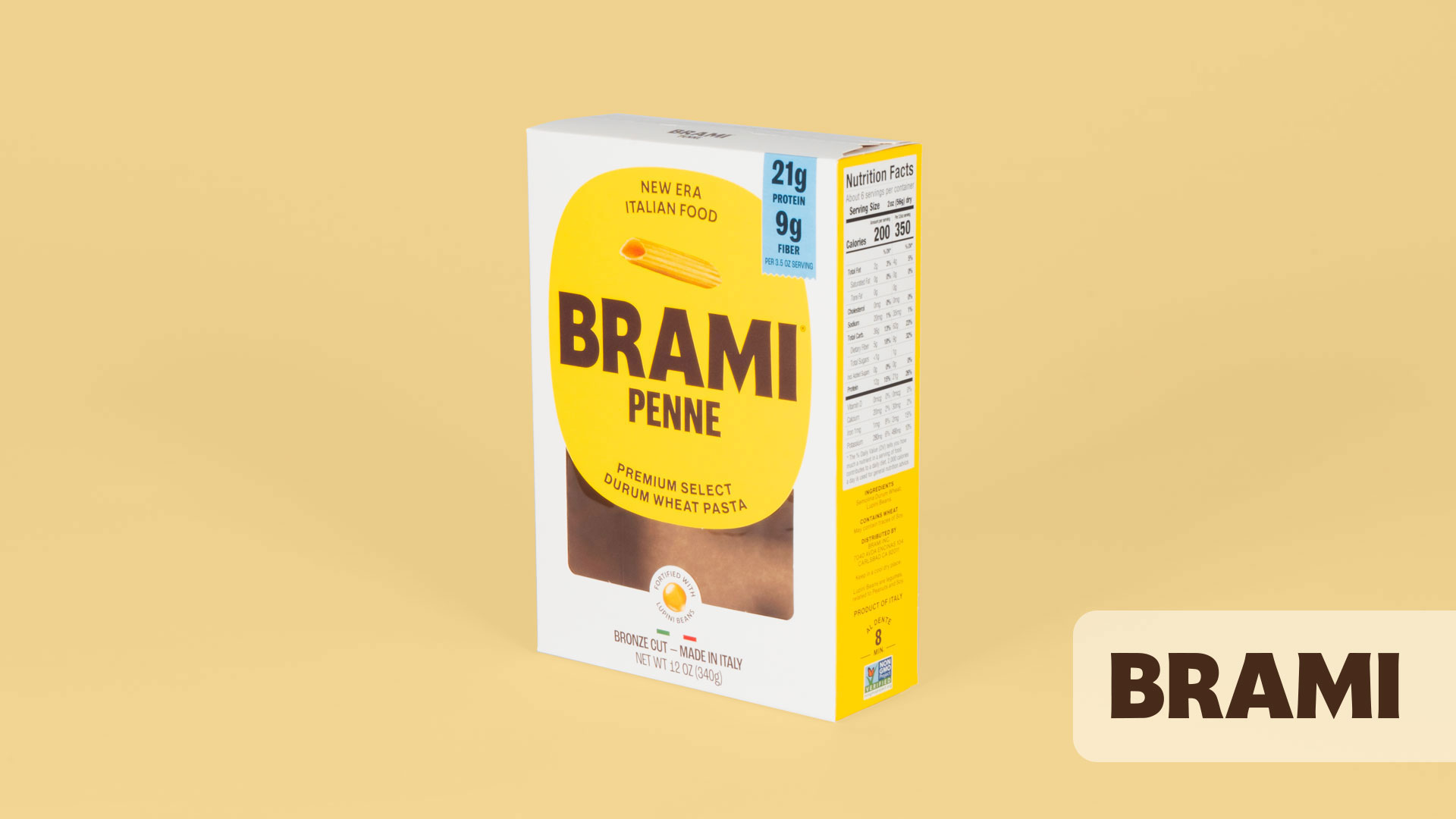 Packaging penne Brami
