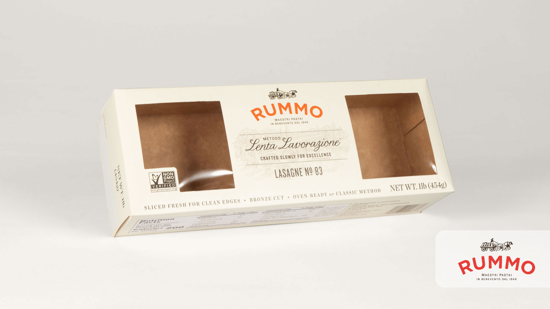 Rummo lasagne packaging